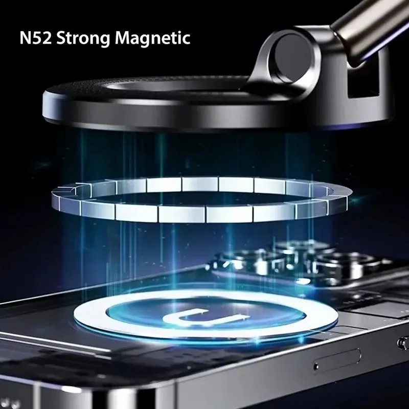 پایه نگهدارنده گوشی موبایل مدل X68 Vacuum Suction Magnetic Bracket gallery3