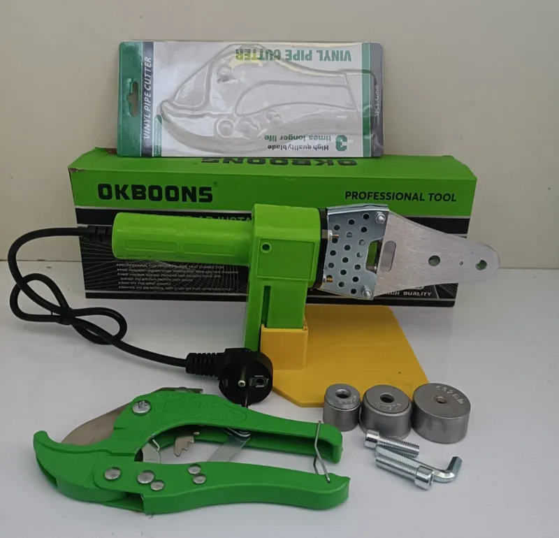 اتو لوله کشی OKBOONS به همراه متعلقات و قیچی gallery0