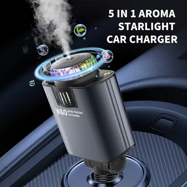 شارژر فندکی 45 وات مدل 5 کاره طرح Starlight