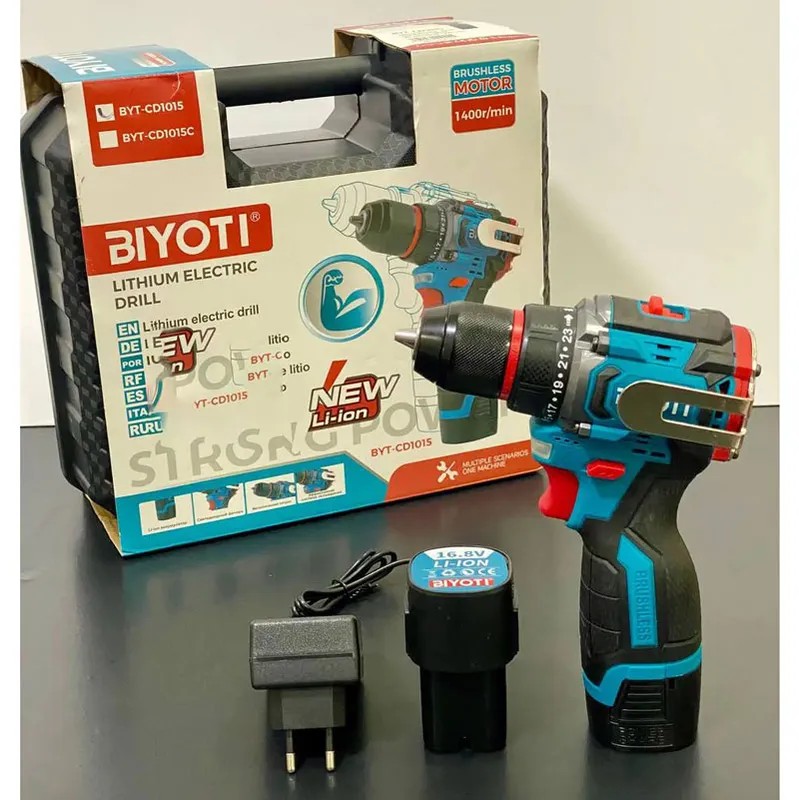 دریل شارژی براشلس 16.8 بیوتی مدل 16.8V gallery0