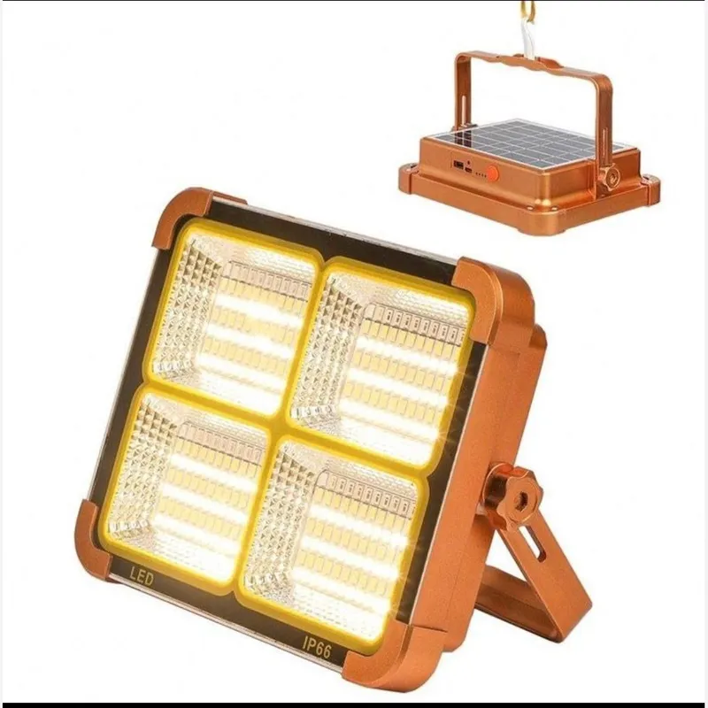 چراغ خورشیدی 300 وات  با درجه حفاظت IP66 -پاور بانک دار gallery2